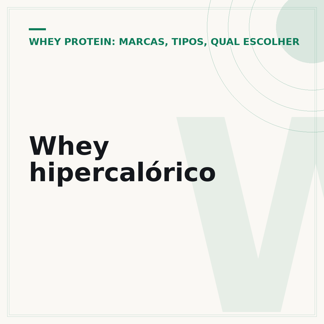 Whey hipercalórico