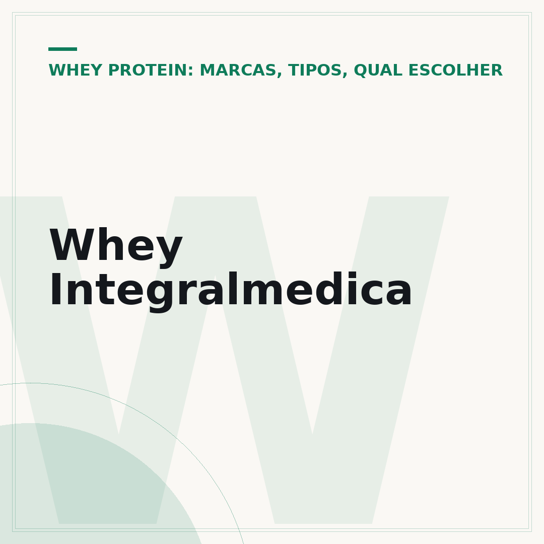Whey Integralmedica