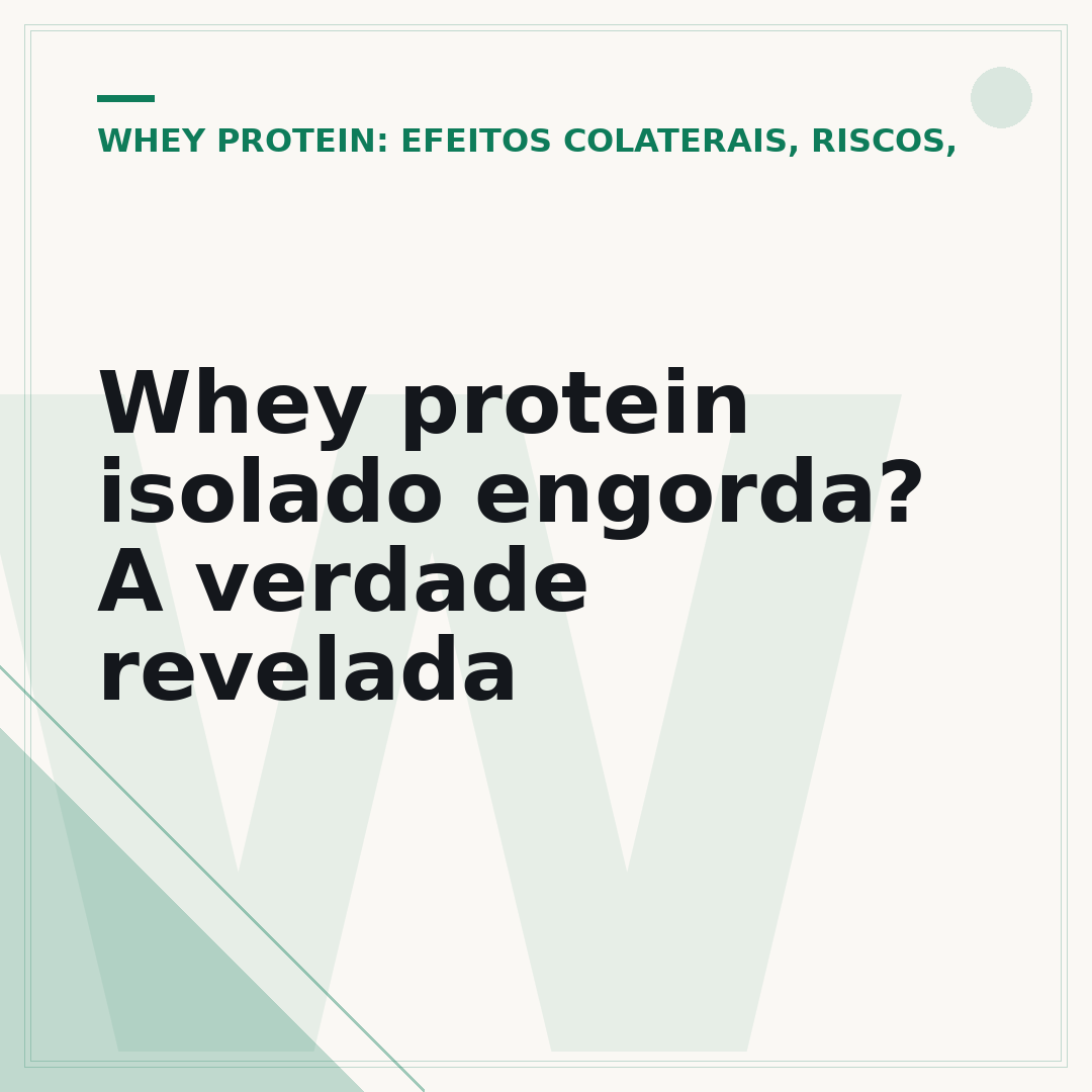 Whey protein isolado engorda? A verdade revelada