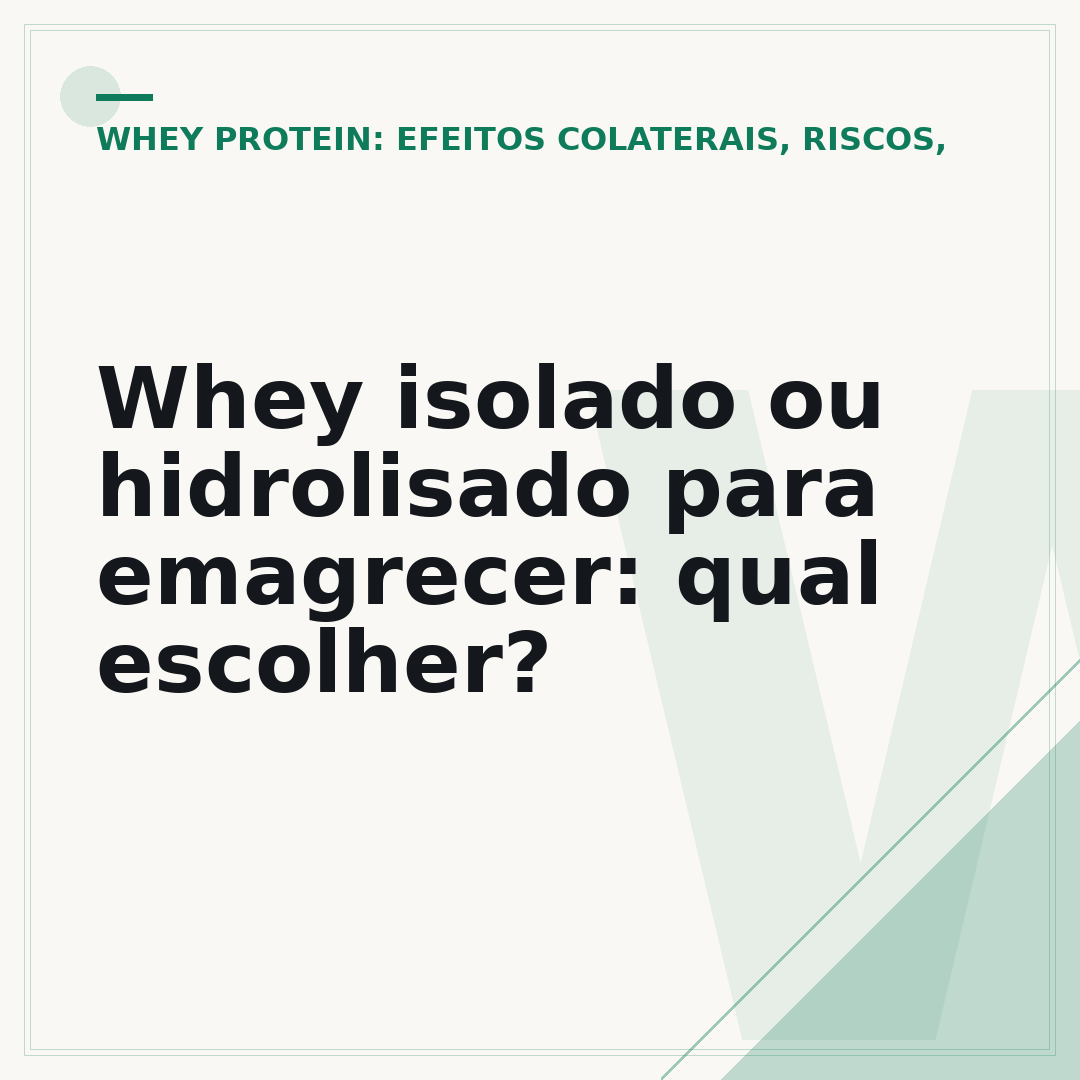 Whey isolado ou hidrolisado para emagrecer: qual escolher?