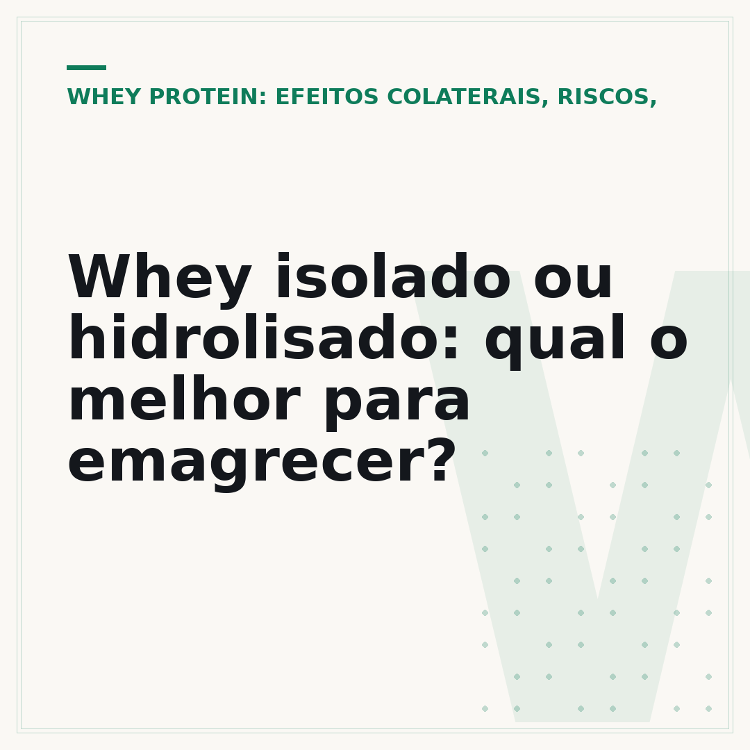Whey isolado ou hidrolisado: qual o melhor para emagrecer?
