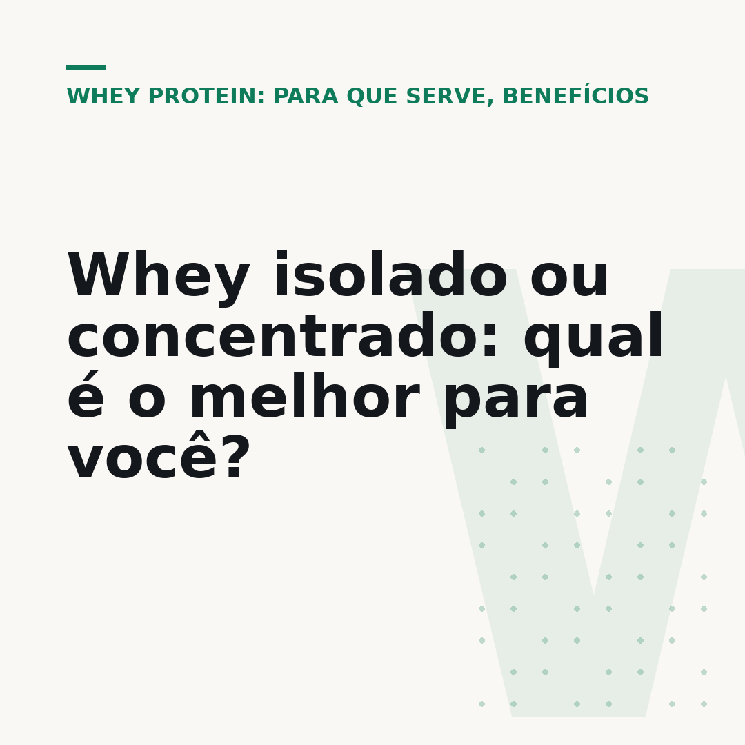 Whey isolado ou concentrado: qual é o melhor para você?
