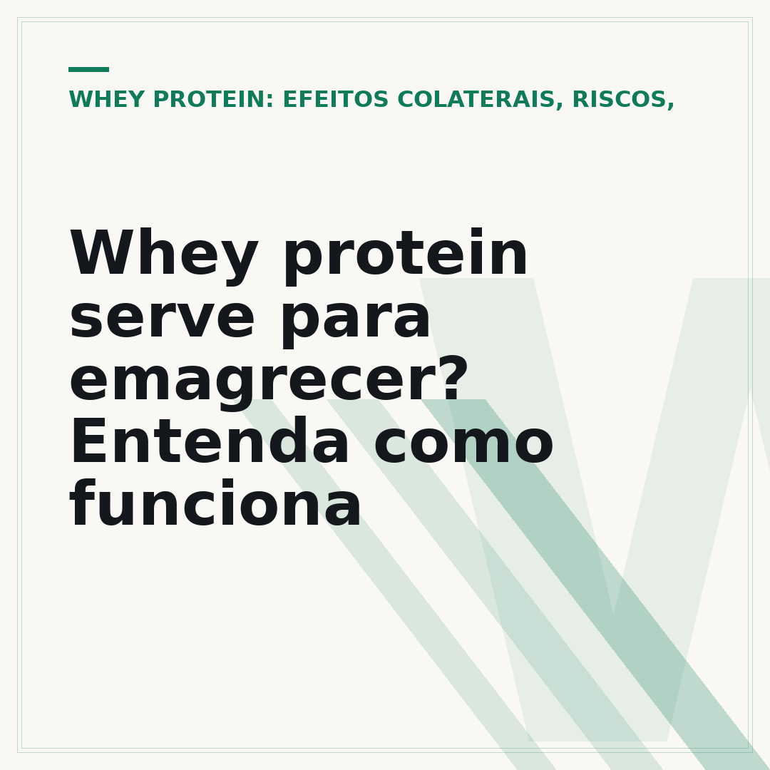 Whey protein serve para emagrecer? Entenda como funciona