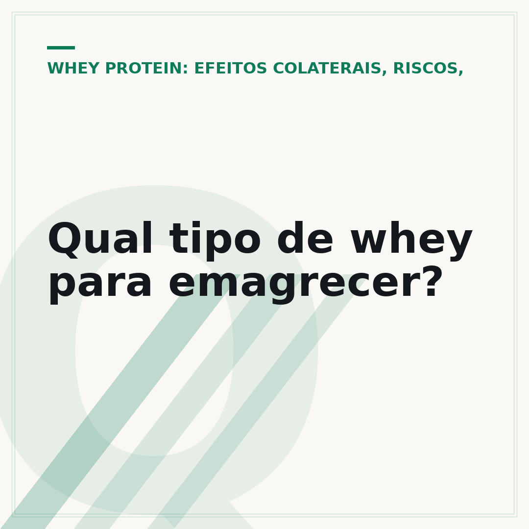 Qual tipo de whey para emagrecer?