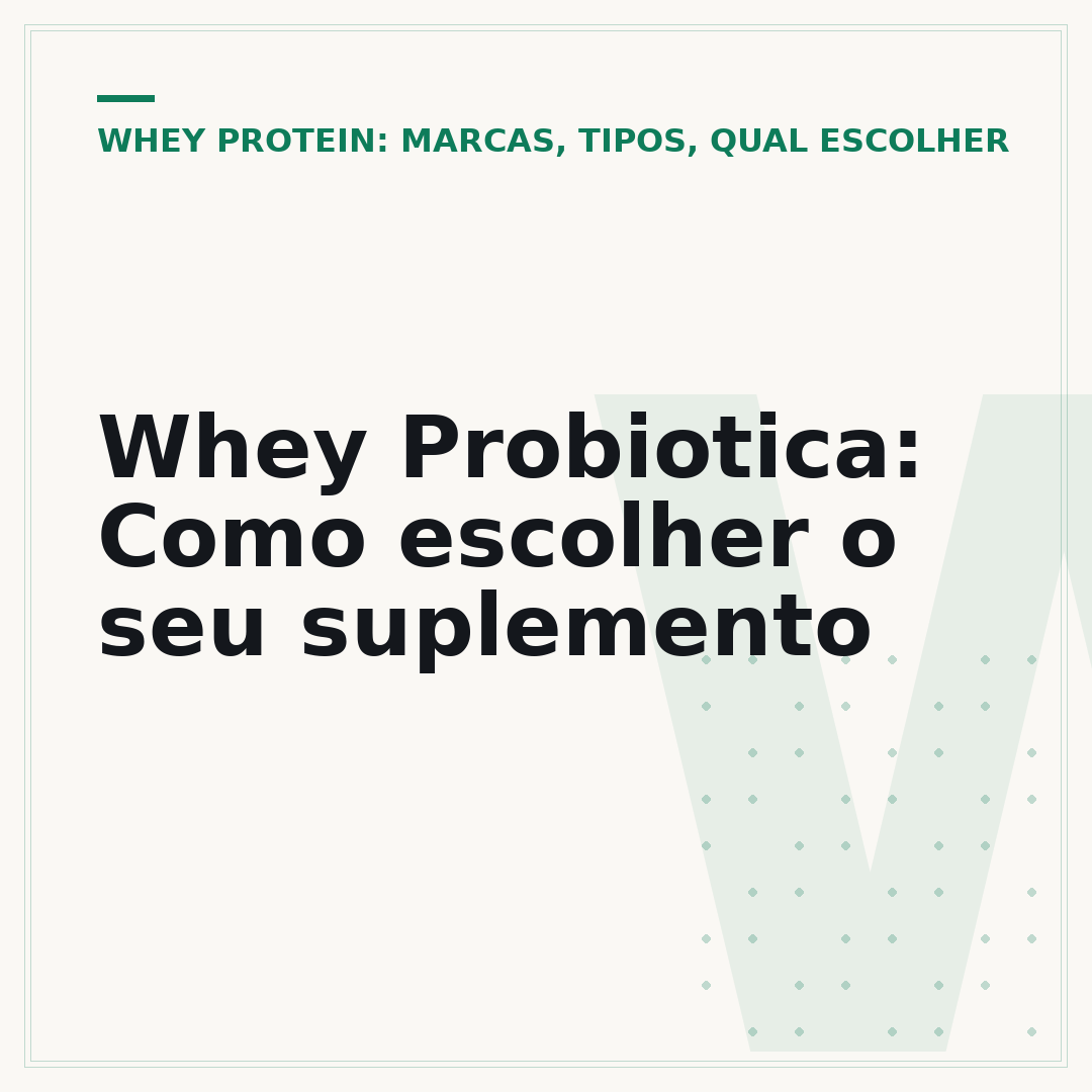 Whey Probiotica: Como escolher o seu suplemento