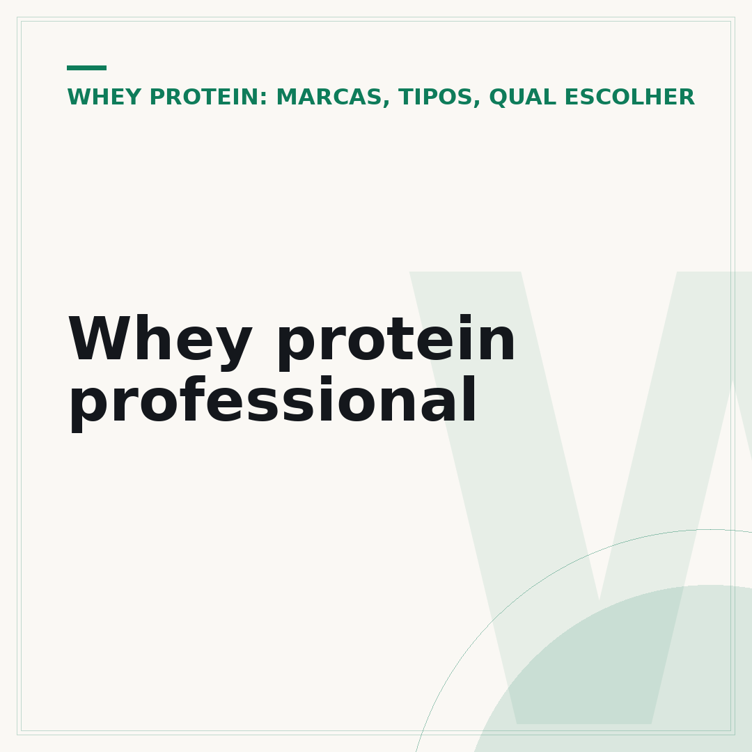 Whey protein professional