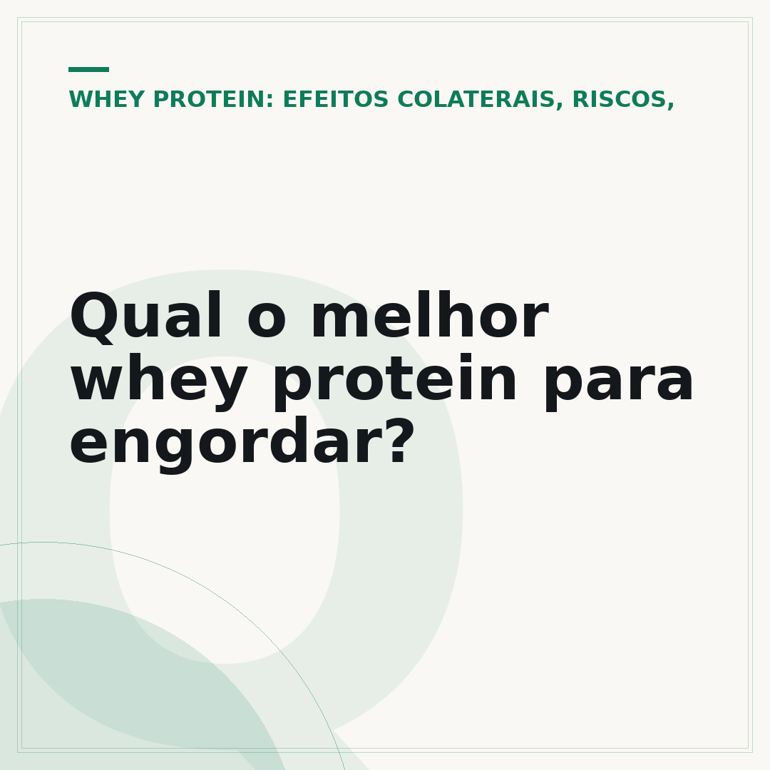 Qual o melhor whey protein para engordar?
