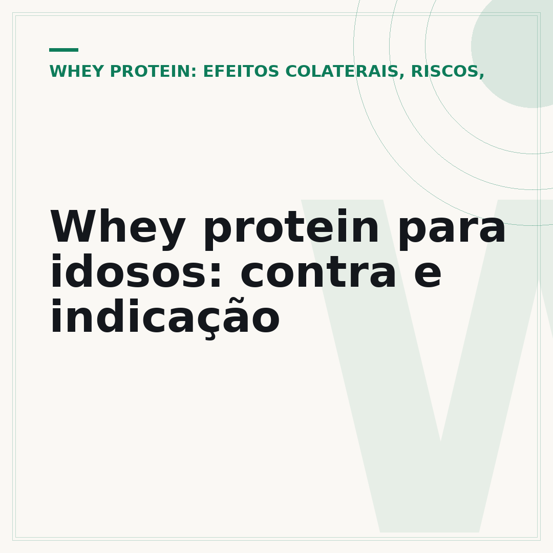 Whey protein para idosos: contra e indicação