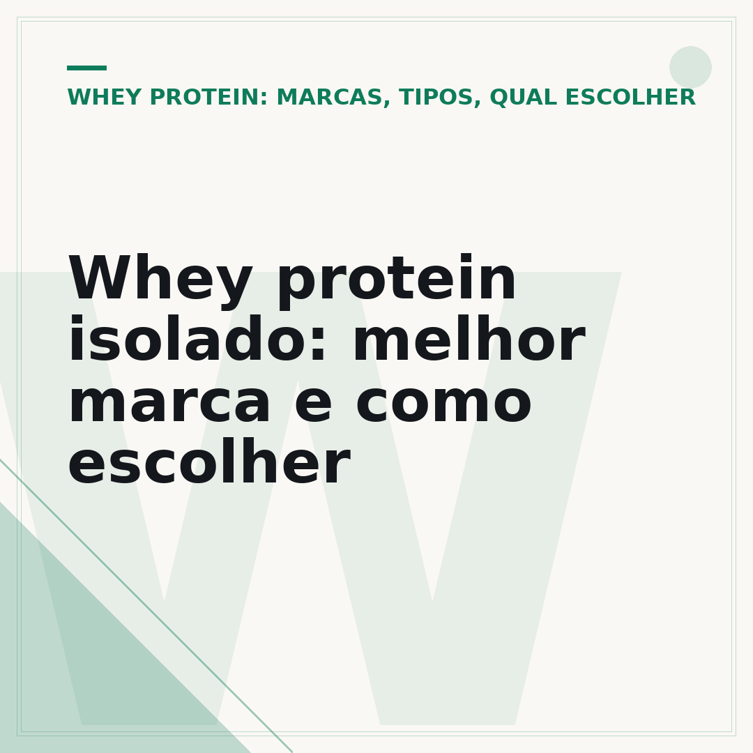 Whey protein isolado: melhor marca e como escolher