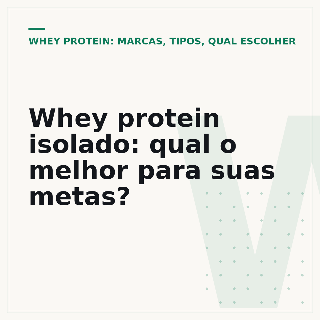 Whey protein isolado: qual o melhor para suas metas?