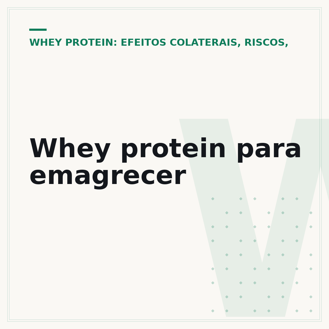 Whey protein para emagrecer