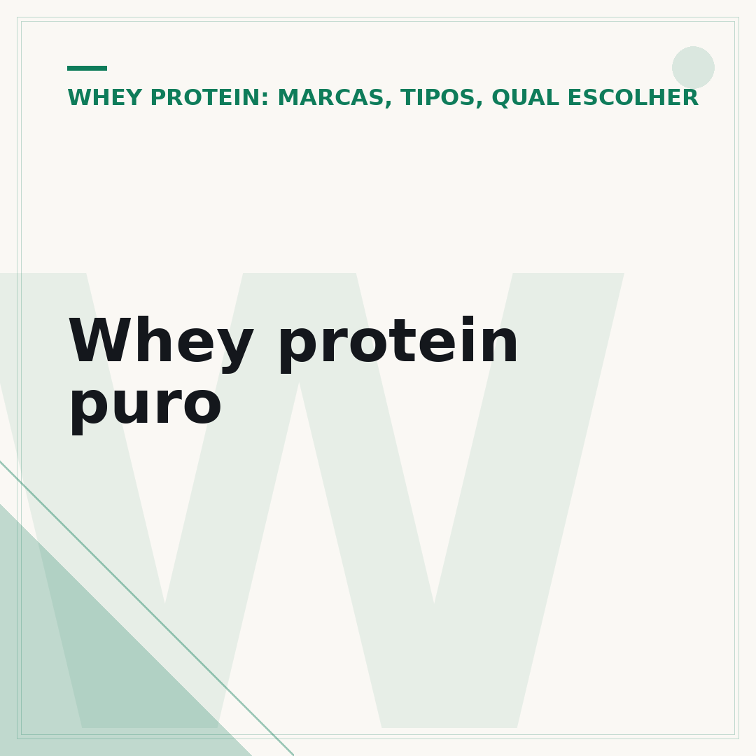 Whey protein puro