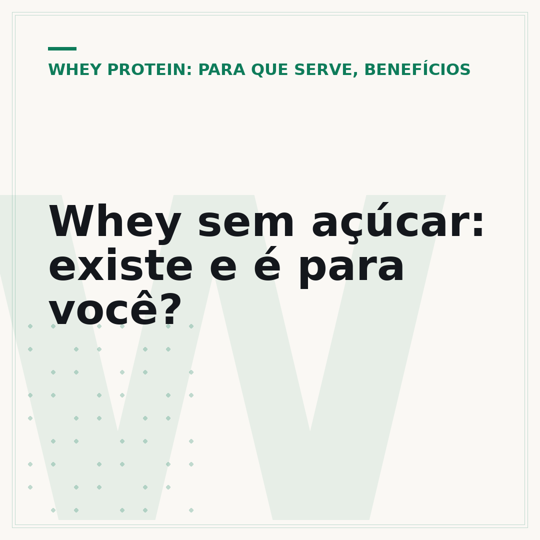 Whey sem açúcar: existe e é para você?
