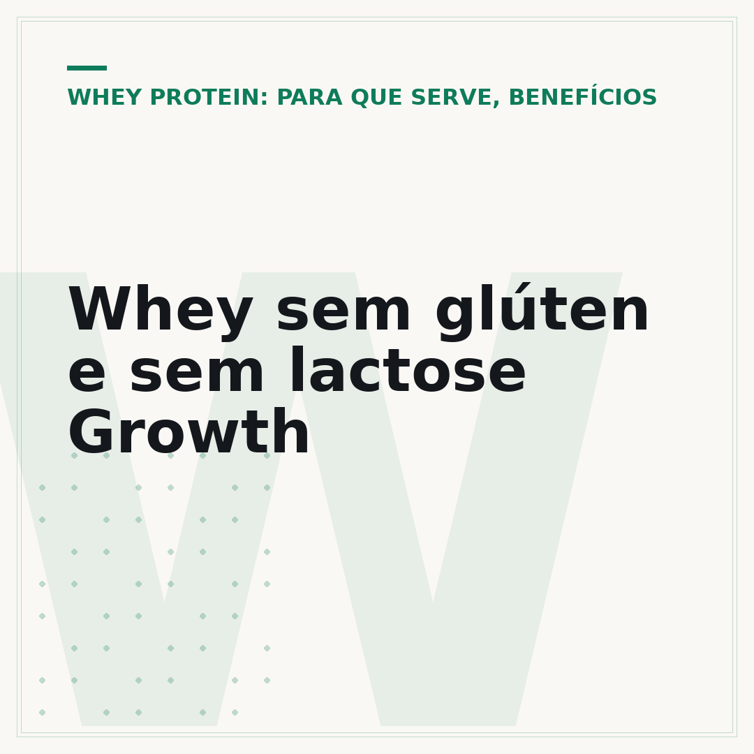 Whey sem glúten e sem lactose Growth