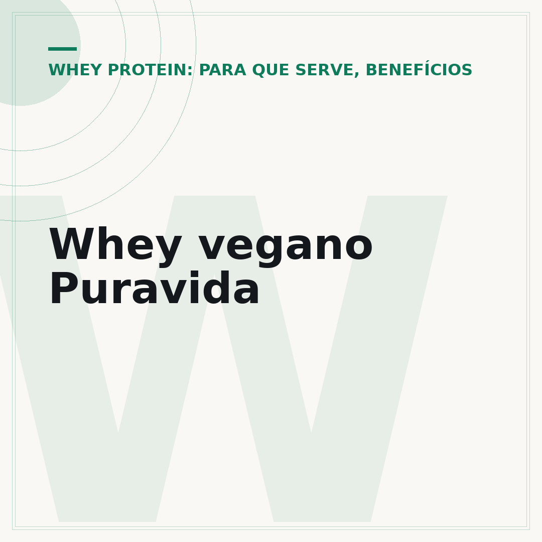 Whey vegano Puravida