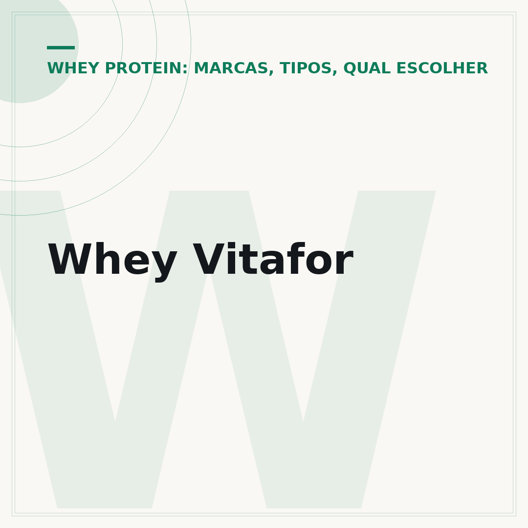 Whey Vitafor