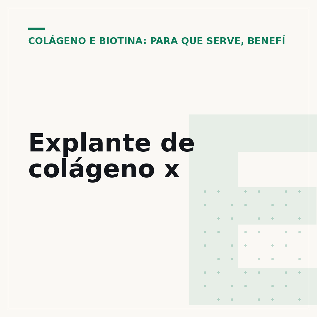 Explante de colágeno x
