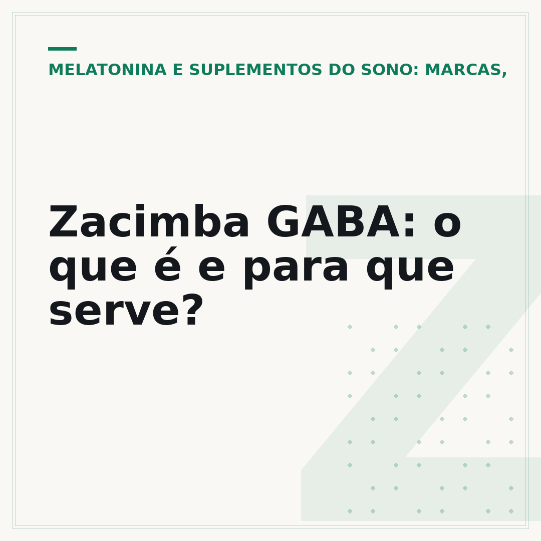 Zacimba GABA: o que é e para que serve?