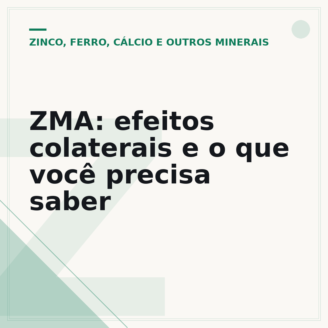 ZMA: efeitos colaterais e o que você precisa saber