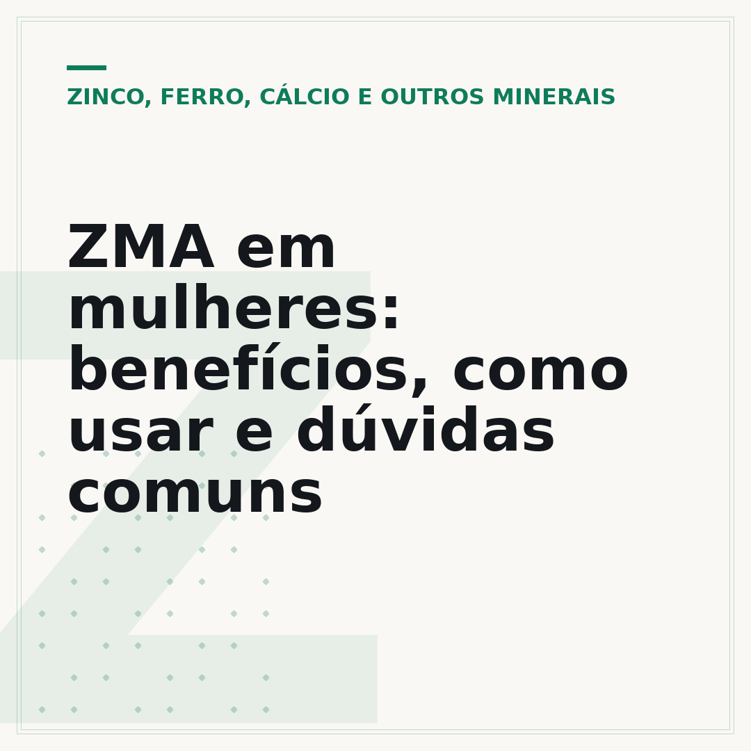 ZMA em mulheres: benefícios, como usar e dúvidas comuns